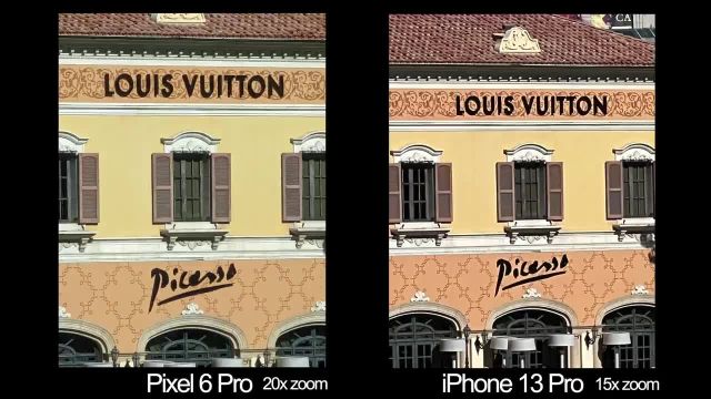 تست مقایسه دوربین Google Pixel 6 Pro در مقابل iPhone 13 Pro
