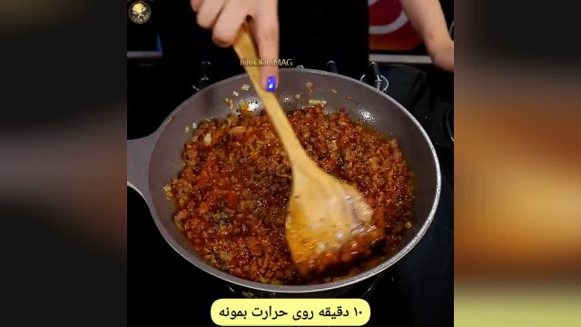 طرز تهیه گارنی یاریخ ترکی با بادمجان و گوشت چرخ کرده