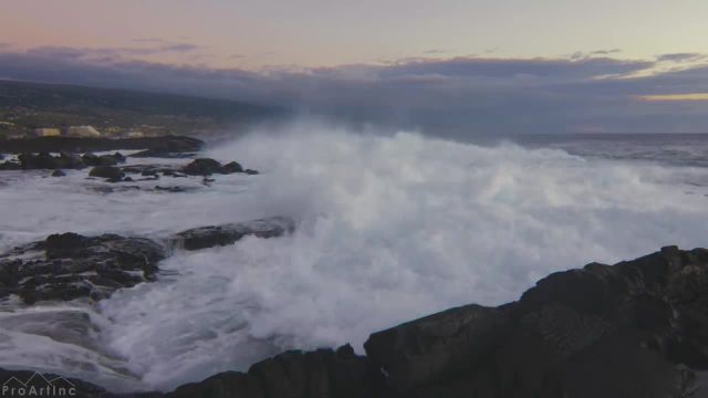 صدای امواج اقیانوس برای آرامش | غروب اقیانوس در یک جزیره گرمسیری