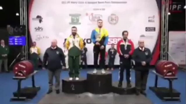 واکنش ورزشکار ایرانی به بی احترامی طرف اوکراینی روی سکوی قهرمانی | ویدیو