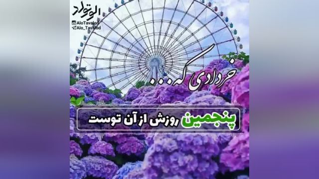 کلیپ تبریک تولد 5 خرداد | کلیپ تولدت مبارک پنجمین روز از خرداد