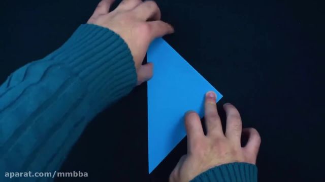 آموزش اوریگامی گل کاغذی زیبا