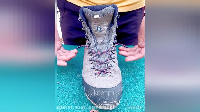 عالی ترین روش برای بستن بند کفش کوهنوردی