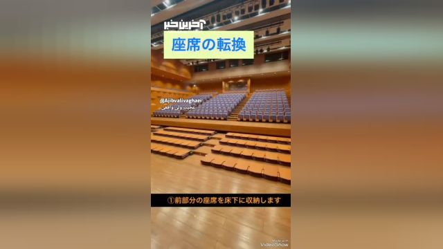 تکنولوژی دیدنی تبدیل سالن اجتماعات به سالن ورزشی در چین