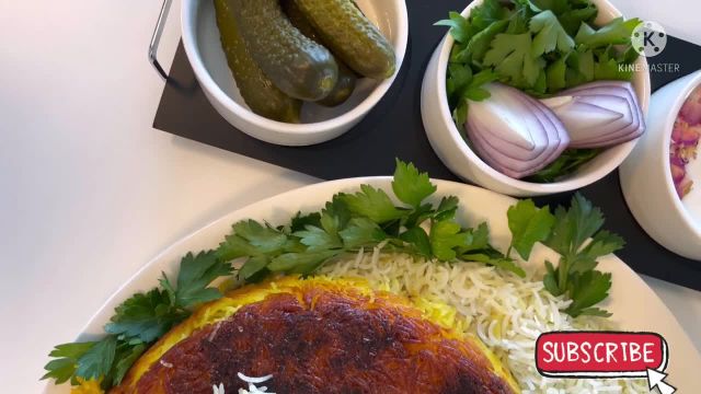 طرز تهیه ته چین مرغ در قابلمه خوشمزه و معالی غذای مجلسی ایرانی