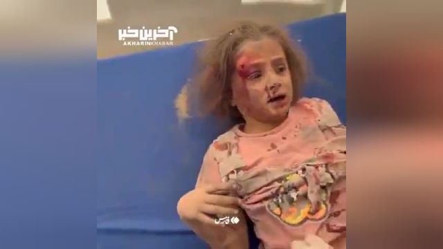 نجات دختربچه ای که از بمباران غزه جان سالم به در برد