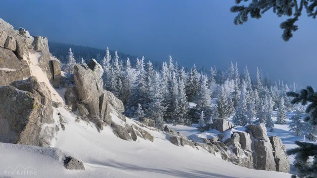 محیط دنج زمستانی: صدای آرام و مناظر خیره کننده اورال جنوبی