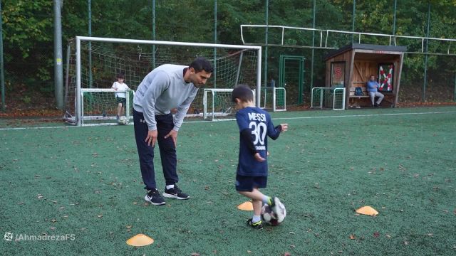 آموزش دریبل فوتبال ساده برای کودکان