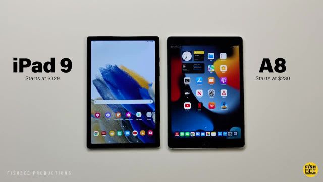 مقایسه Galaxy Tab A8 (2022) با iPad 9 انتخاب شما کدام است؟