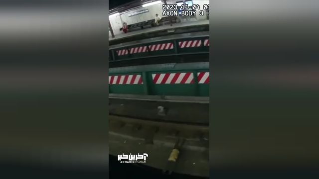 نجات یک مرد از زیر گرفته شدن توسط قطار + ویدئو