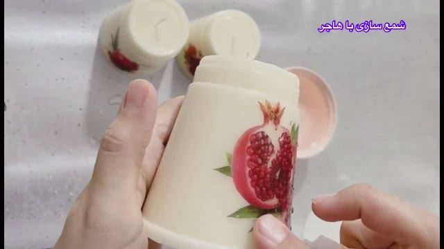 آموزش ساخت شمع یلدایی با لیوان یکبار مصرف