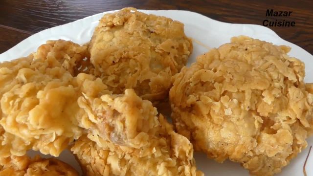 دستور پخت مرغ کنتاکی (KFC) | مرغ سوخاری ترد