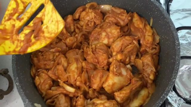 طرز تهیه خوراک مرغ آذربایجانی با کته