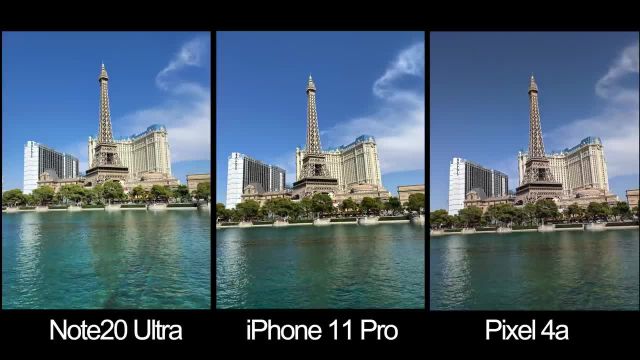 مقایسه دوربین Note20 Ultra در مقابل Pixel 4a در مقابل iPhone 11 Pro