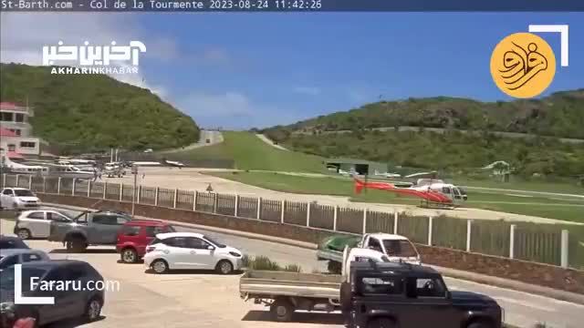 تصادف عجیب هواپیما با هلیکوپتر در کانادا