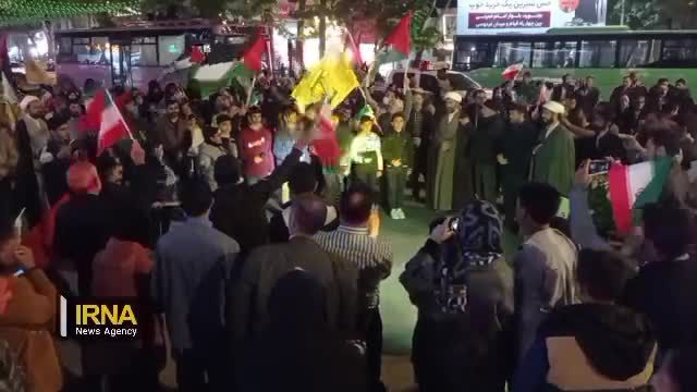جشن پیروزی مقاومت فلسطین در بجنورد