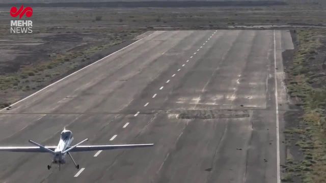 اولین ویدیو از پرواز پهپاد مهاجر 10