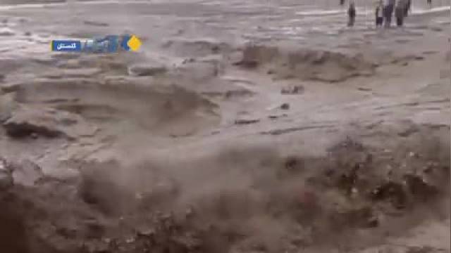 جاری‌شدنِ سیلاب در شرق گلستان | ویدئو