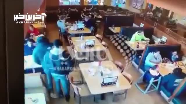 تصاویر وحشتناک | لحظه قتل یک خلافکار در رستوران