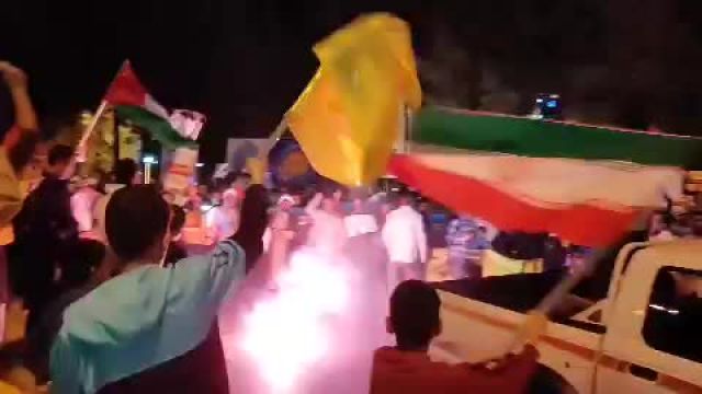 جشن پیروزی مقاومت فلسطین در بیرجند