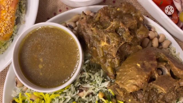 طرز تهیه لوبیا چشم بلبلی پلو با گوشت گردن غذای خوشمزه و مجلسی ایرانی