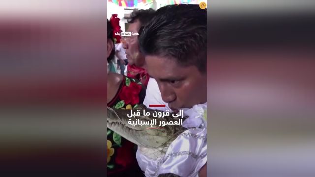 ازدواج آقای شهردار با تمساح برای طلب نعمت | ویدیو