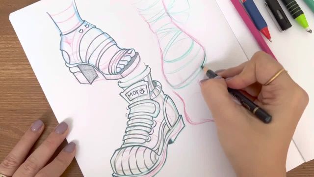 آموزش نقاشی و تصویرسازی | طراحی کفش در کاراکترسازی