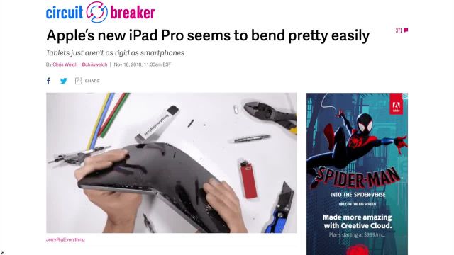 آنباکس و بررسی iPad Pro Bending