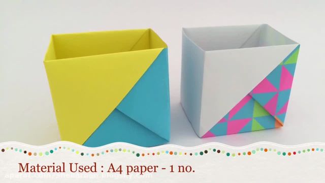 ساخت جعبه کاغذی بسیار محکم
