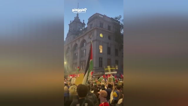 تظاهرات فعالان و حامیان ملت فلسطین در لندن