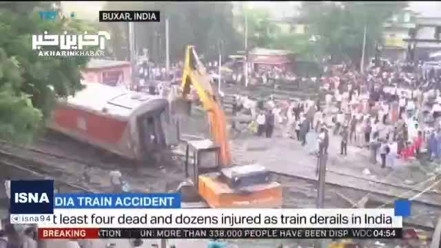 حادثه خروج قطار از ریل در هند