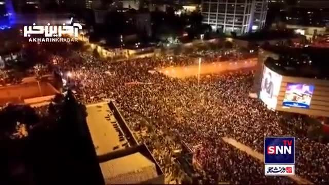 اصلاحات قضائی در تل‌ آویو | ده‌ ها هزار نفر از هواداران اصلاحات قضائی در تل‌آویو تجمع کردند