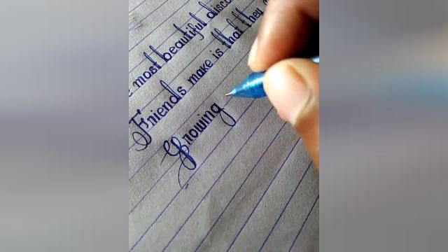 چگونه دستخط زیبا و سبک بنویسیم | خوشنویسی حروف انگلیسی