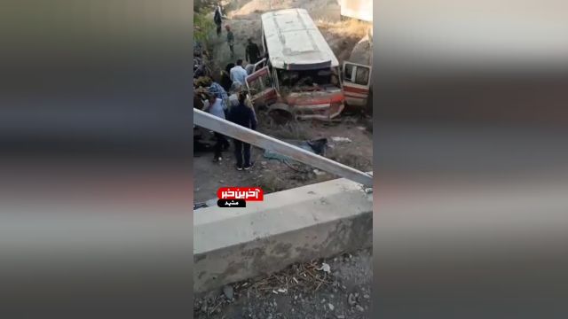 واژگونی مینی‌ بوس در محور نیشابور - مشهد با 16 مصدوم