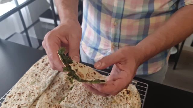 روش پخت نان لواش با سبزیجات ارمنی خوشمزه و متفاوت