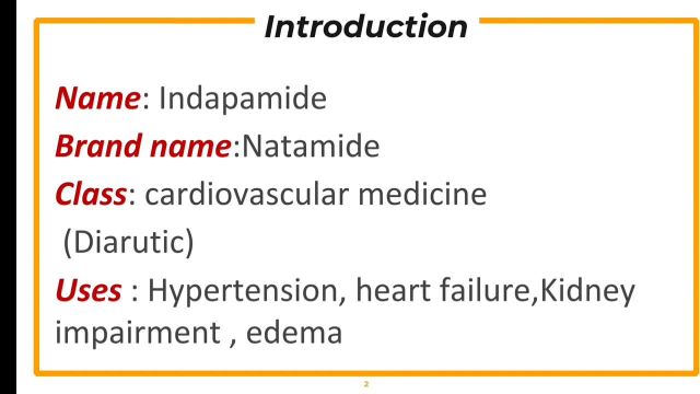 همه چیز در مورد اینداپامید indapamide | کاربرد و عوارض مصرف اینداپامید