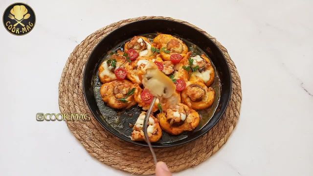 طرز تهیه مرغ کره ای ساده با فیله مرغ تصویری