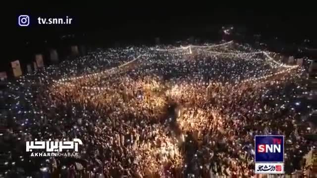 تجمع بزرگ مسلمانان پیشاور در حمایت از مردم غزه