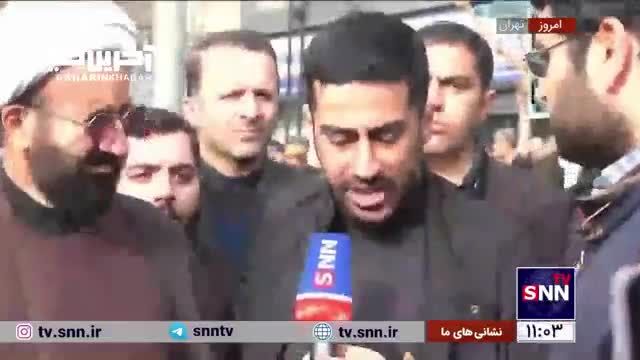 در دفاع از شهید سیدرضی موسوی: ما تا خون در بدن داریم ایستاده‌ایم و هیچ ظالمی نمی‌تواند به ما ظلم کند