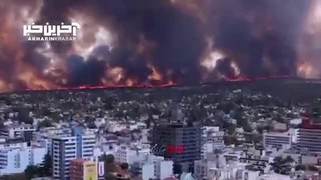 تصاویر هولناک از آتش‌ سوزی جنگل‌ های آرژانتین | ببینید