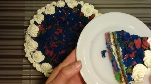 آموزش کیک سوپرایز رنگی بسیار زیبا و خوشمزه مرحله به مرحله