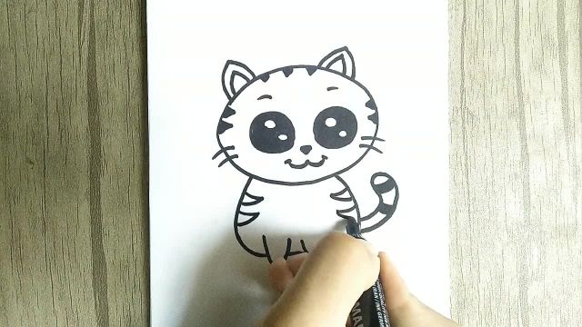 آموزش نقاشی گربه برای کودکان : از صفر تا صد به راحتی نقاشی کنید