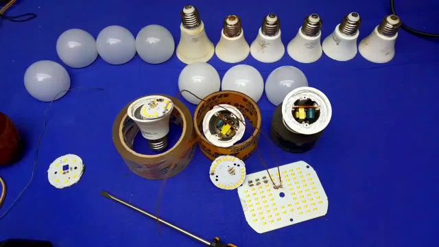 آموزش تعمیر لامپ های LED کم مصرف (روش جدید)