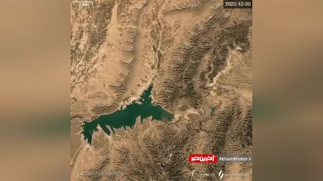 اثبات دروغگویی طالبان درباره غائله آب با تصاویر ماهواره ای | ویدیو