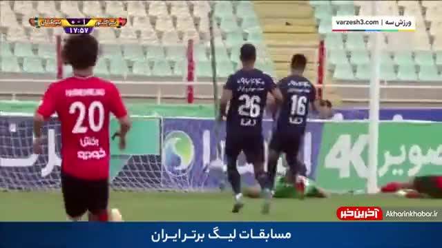 خلاصه بازی تراکتور 1 - پیکان 0 در هفته 27 لیگ برتر ایران