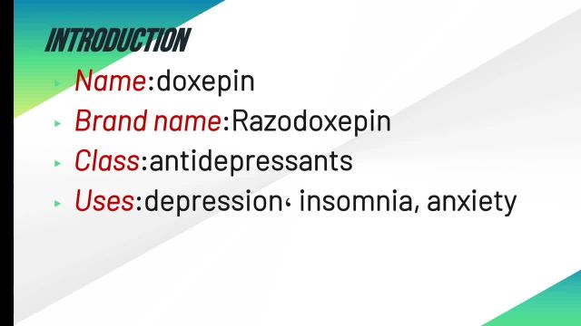همه چیز در مورد دوکسپین Doxepin | دارویی برای افسردگی و بی خوابی