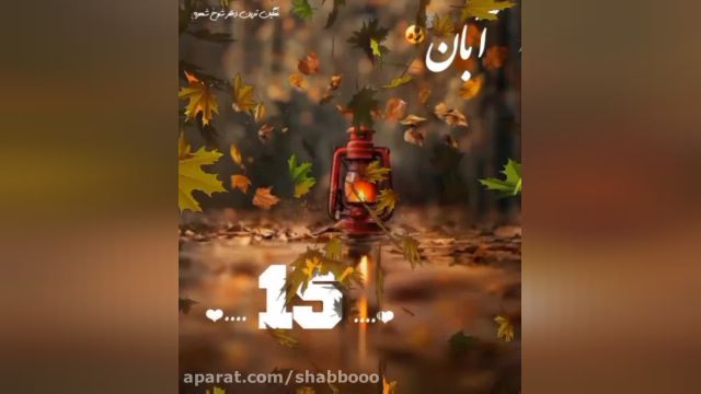 کلیپ شا د تبریک تولد 15 ابان