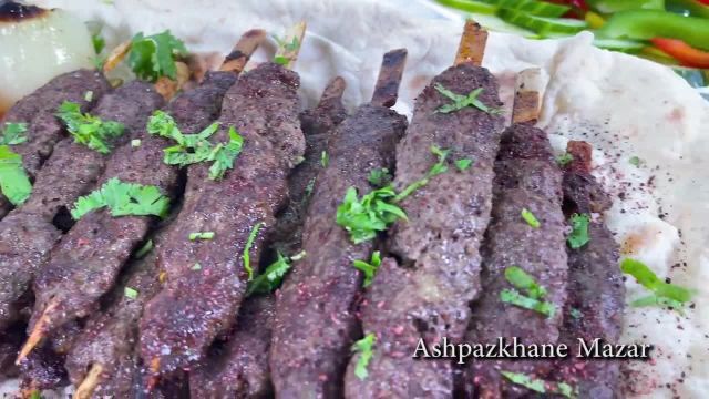 طرز تهیه کباب کوبیده سیخی افغانی خوشمزه و لذیذ با روشی متفاوت