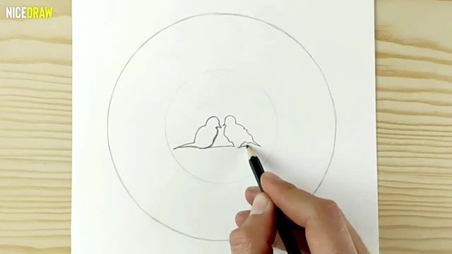 طراحی دایره و ترسیم صحنه : چگونه به راحتی منظره‌ های زیبا را با مداد نقاشی بکشیم