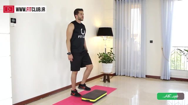 آموزش حرکت پله با حرکت دست در بدنسازی